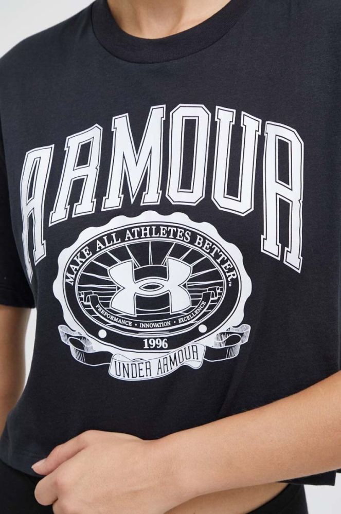 Футболка Under Armour жіночий колір чорний (3603510) фото 5