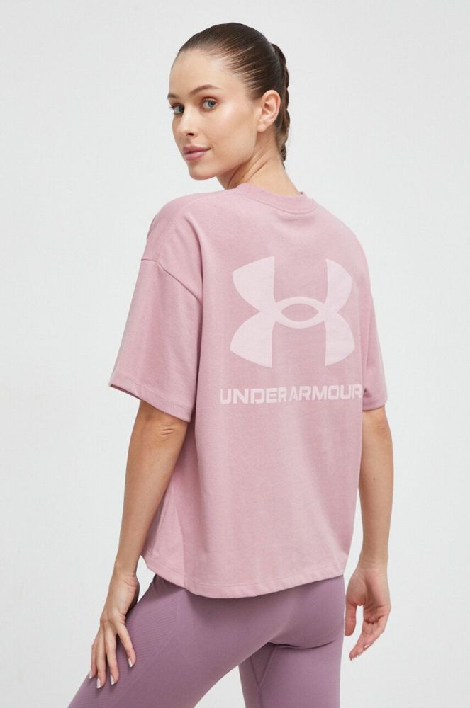 Футболка Under Armour жіночий колір рожевий (3572712)