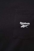 Бавовняна футболка Reebok колір чорний (3542894)
