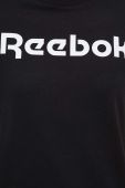 Бавовняна футболка Reebok колір чорний (3542899)