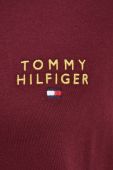 Бавовняна футболка lounge Tommy Hilfiger колір бордовий