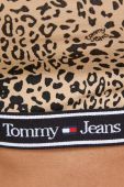 Топ лаунж Tommy Jeans колір коричневий