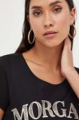 Футболка Morgan жіноча колір чорний (3426418)
