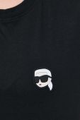 Бавовняна футболка Karl Lagerfeld колір чорний (3504965)
