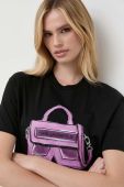 Бавовняна футболка Karl Lagerfeld колір чорний (3504980)