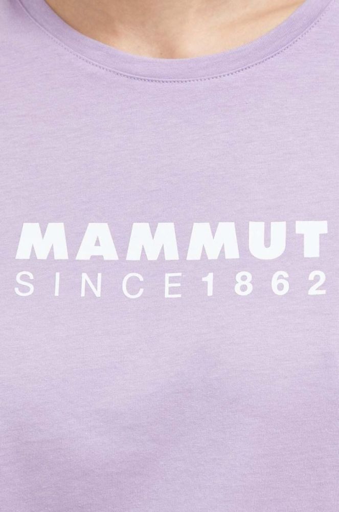 Спортивна футболка Mammut Core колір фіолетовий фото 5