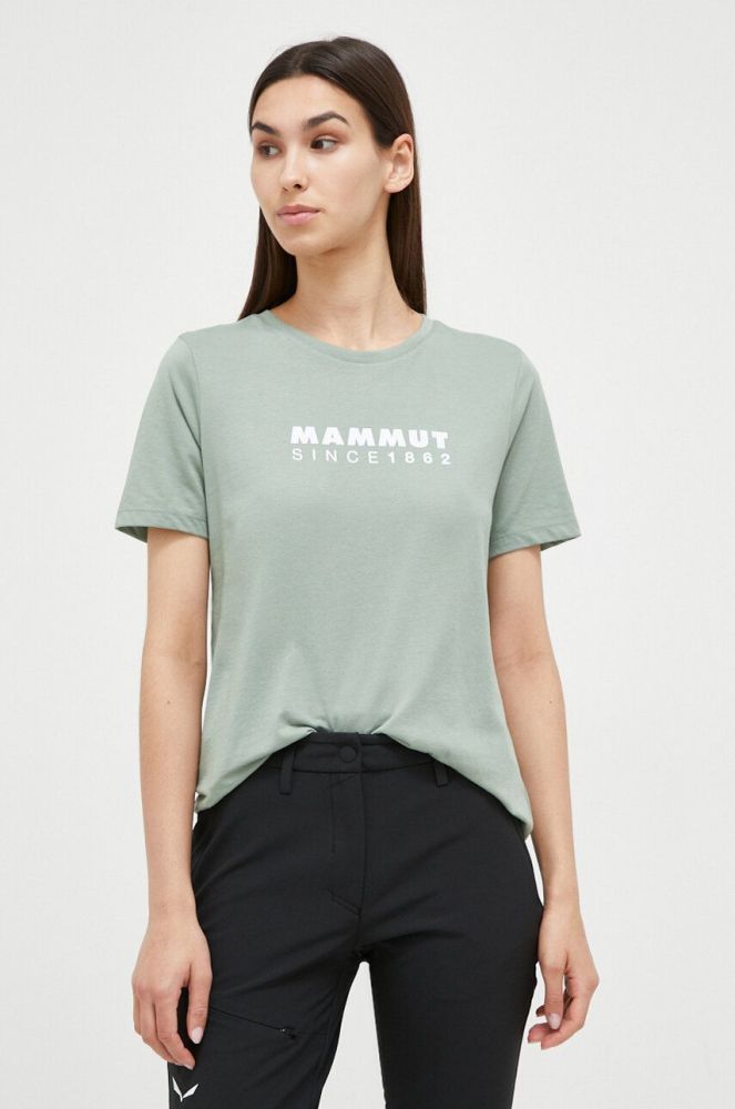 Спортивна футболка Mammut Core колір зелений