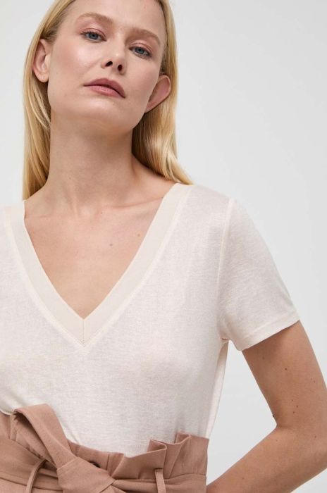 Футболка Morgan жіночий колір бежевий (3684098)