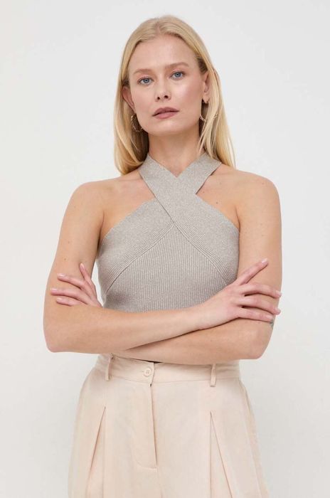 Топ Morgan жіночий колір бежевий (3684102)