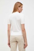 Футболка з домішкою шовку Miss Sixty колір білий