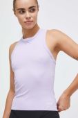 Топ для тренувань Casall Defined Rib колір фіолетовий