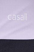 Топ для тренувань Casall Defined Rib колір фіолетовий