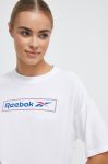 Футболка Reebok жіночий колір білий