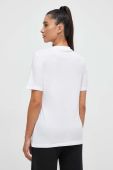 Бавовняна футболка Reebok жіночий колір білий