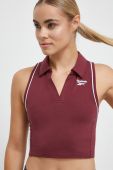 Топ Reebok жіночий колір бордовий