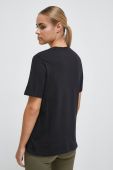 Бавовняна футболка Reebok колір чорний (3586459)