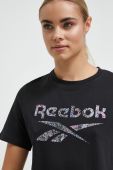 Бавовняна футболка Reebok колір чорний (3586459)