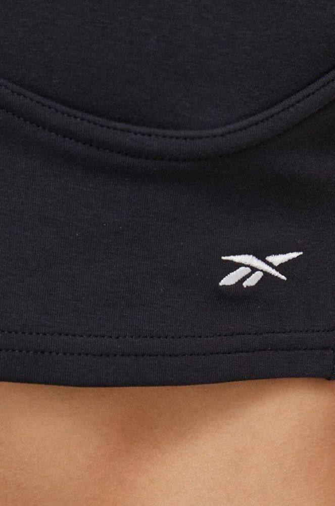 Футболка Reebok Classic жіночий колір чорний (3576181) фото 5