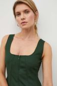 Топ Gestuz жіночий колір зелений (3619299)