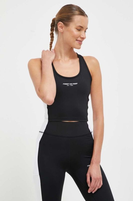 Топ Tommy Hilfiger жіночий колір чорний (3490676)
