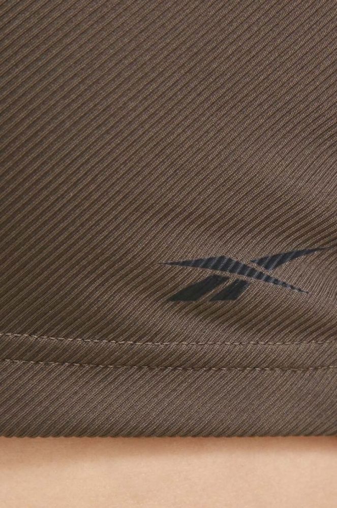 Топ для йоги Reebok колір коричневий фото 5