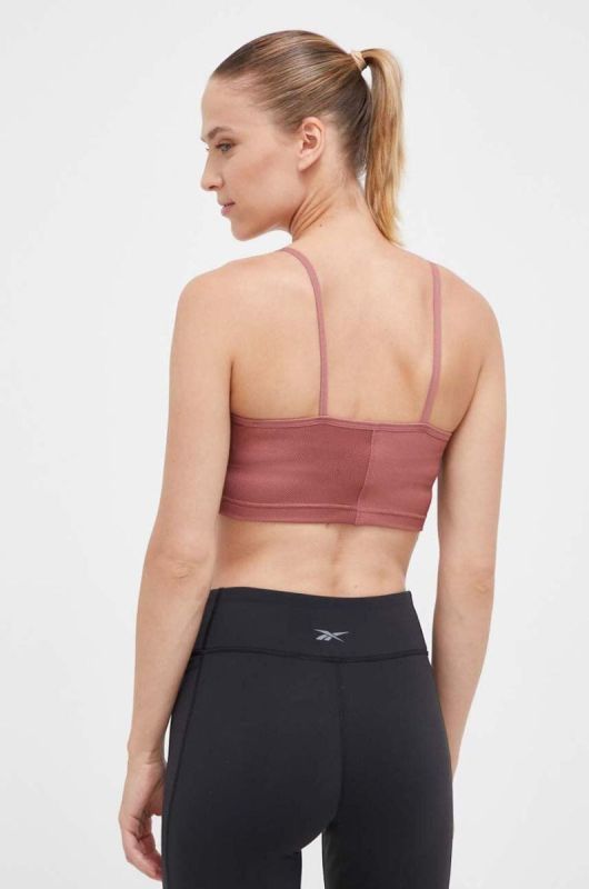 Топ для йоги Reebok колір рожевий фото 3