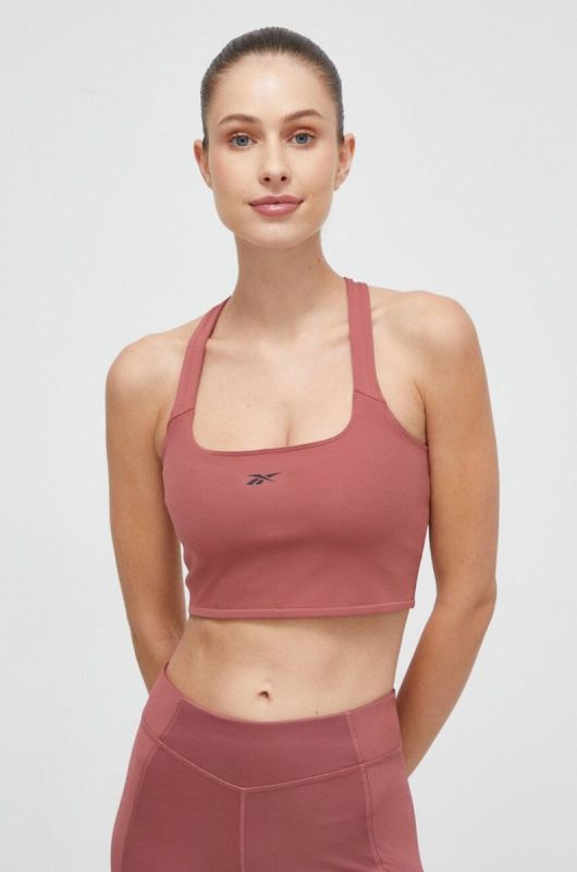 Топ для йоги Reebok колір рожевий (3564978)