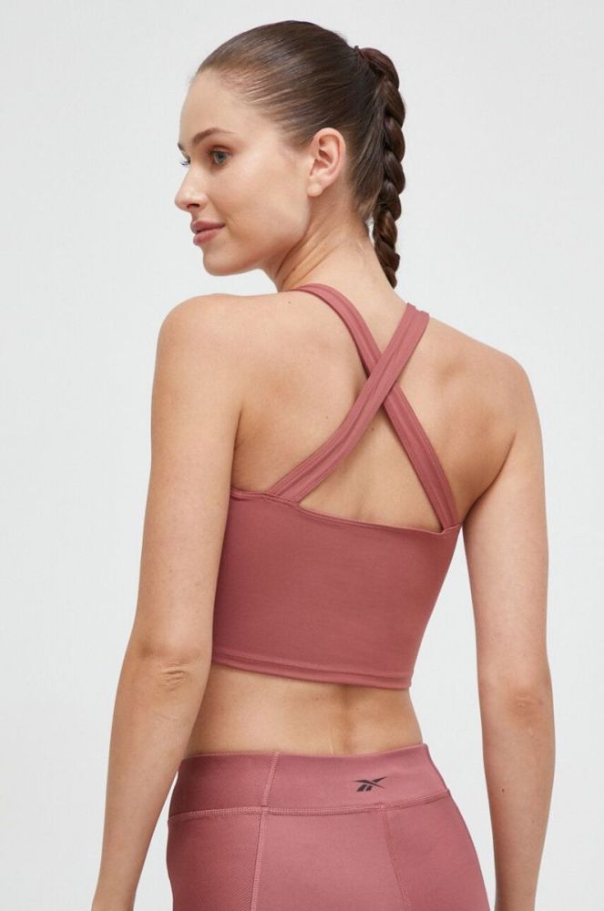 Топ для йоги Reebok колір рожевий (3564978) фото 3