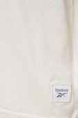 Бавовняна футболка Reebok Classic колір бежевий (3576185)