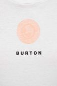 Бавовняна футболка Burton жіночий колір білий
