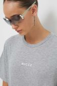 Футболка Nicce жіночий колір сірий