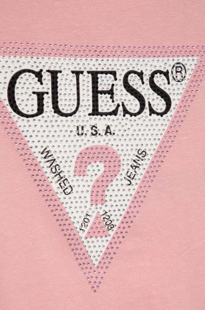 Дитяча футболка Guess колір рожевий (3333232) фото 3