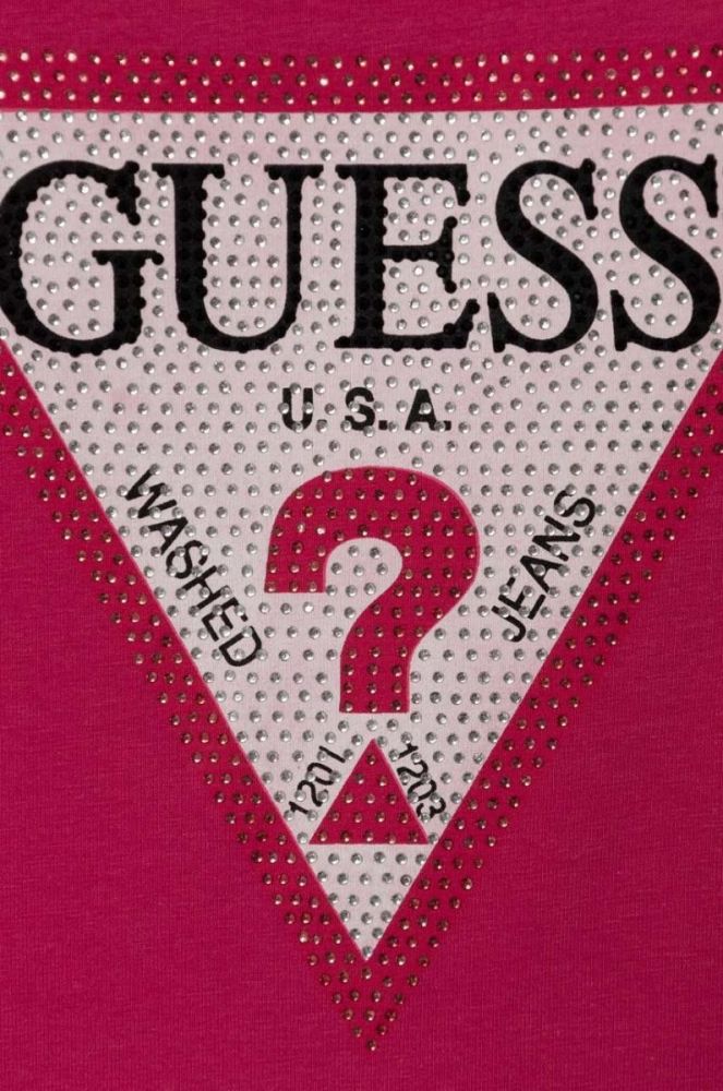 Дитяча футболка Guess колір рожевий (3517627) фото 3
