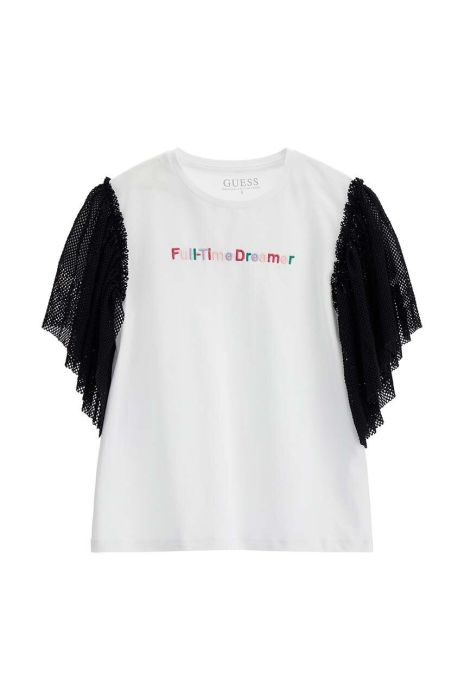 Дитяча футболка Guess колір білий (3328898)