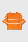 Дитяча бавовняна футболка Guess колір помаранчевий (3363536)