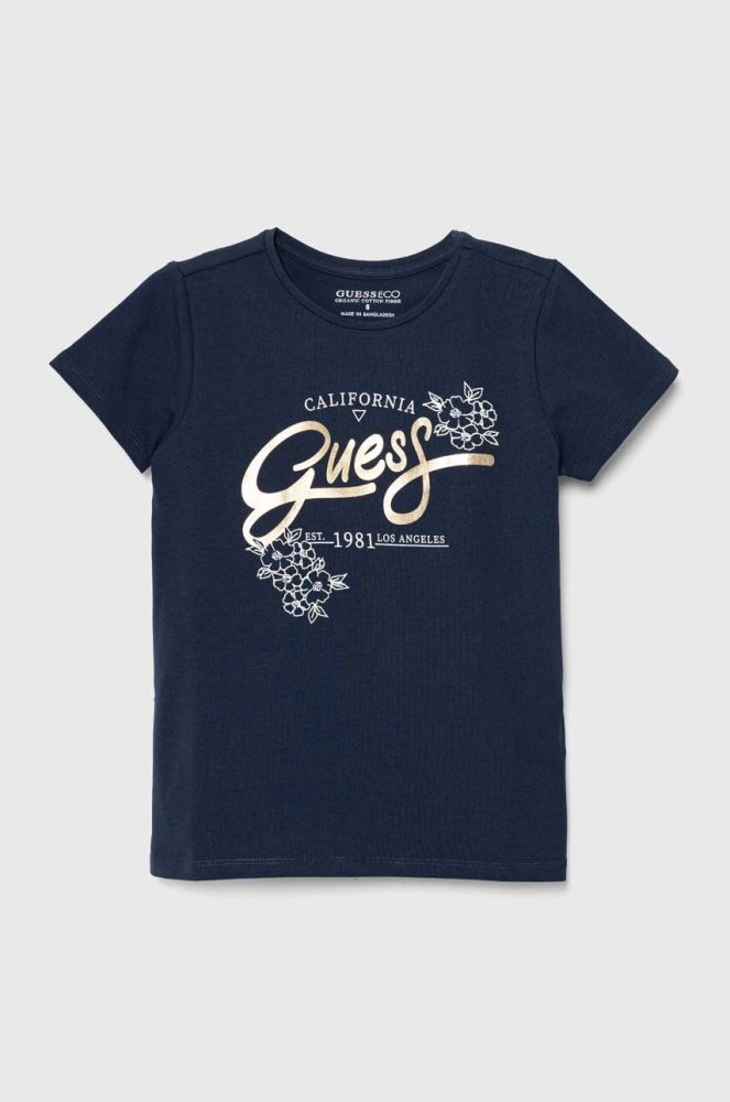 Дитяча футболка Guess колір синій (3508564)