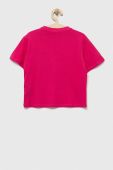 Дитяча бавовняна футболка Guess колір рожевий (3299652)