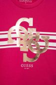 Дитяча бавовняна футболка Guess колір рожевий (3299652)