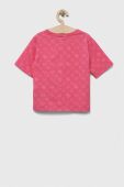 Дитяча бавовняна футболка Guess колір рожевий (3297281)