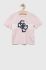 Дитяча бавовняна футболка Guess колір рожевий (3325787)