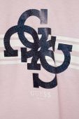 Дитяча бавовняна футболка Guess колір рожевий (3325787)