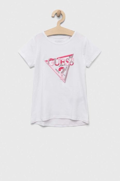 Дитяча футболка Guess колір білий (3339238)