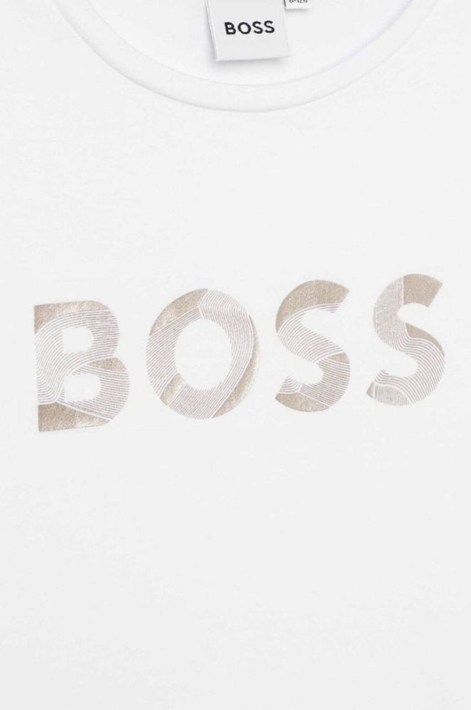 Дитяча футболка BOSS колір білий (3447840) фото 4
