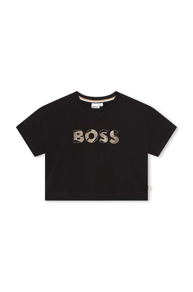 Дитяча футболка BOSS колір чорний (3447839)