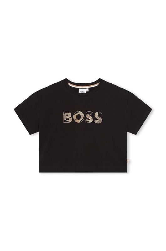 Дитяча футболка BOSS колір чорний (3447839)