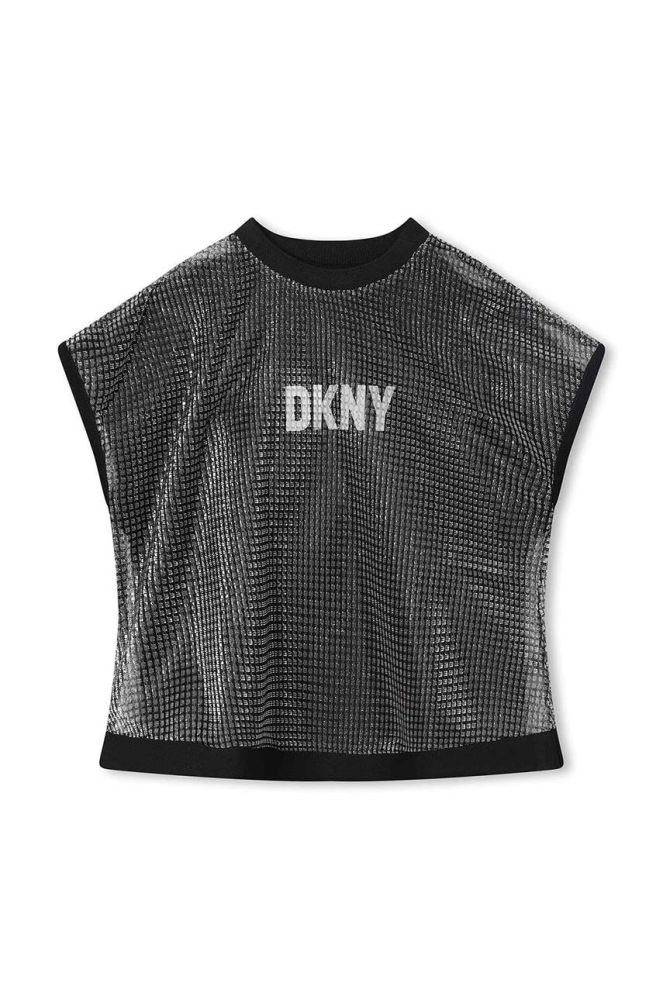 Дитяча футболка Dkny колір сірий (3447842)