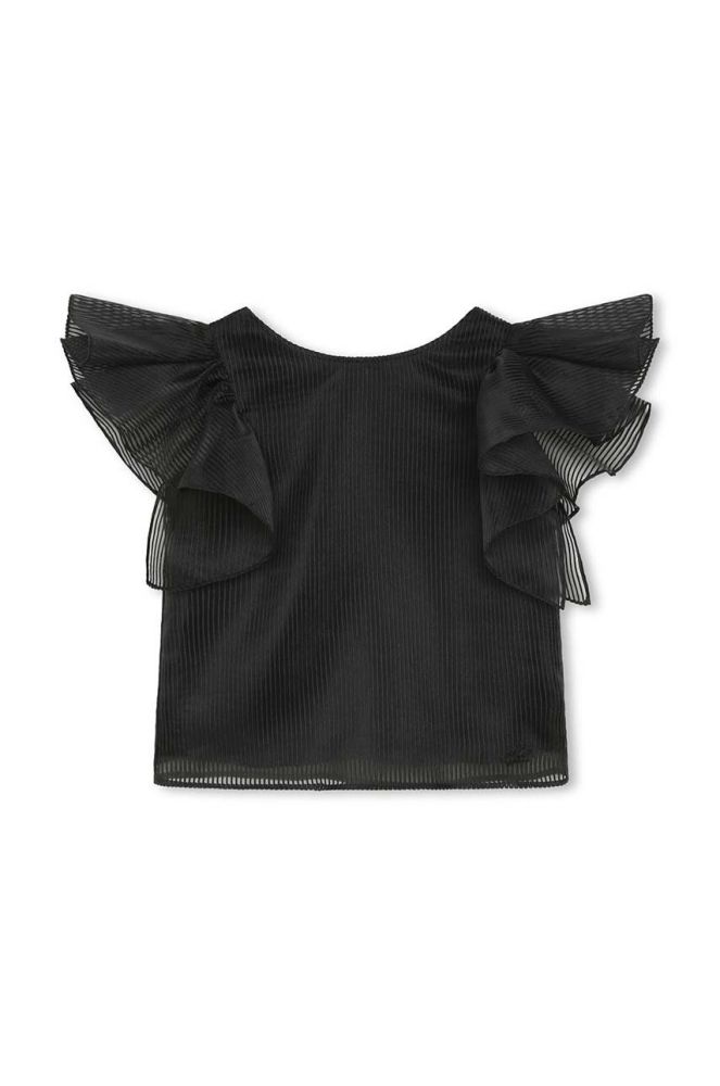 Дитяча футболка Karl Lagerfeld колір чорний (3542939)