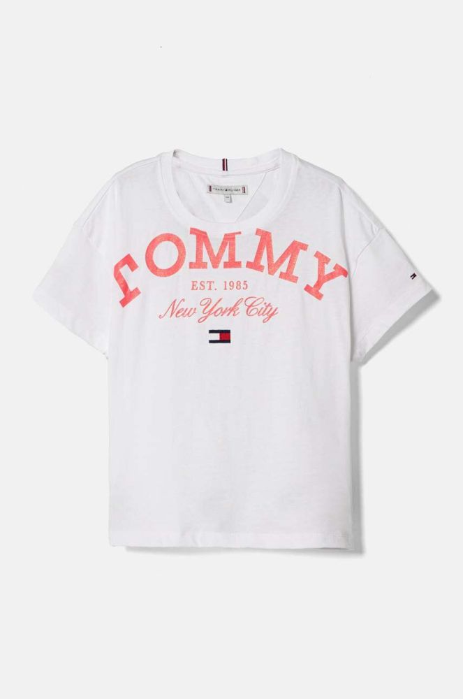 Бавовняна футболка Tommy Hilfiger колір білий (3498015)
