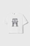 Дитяча бавовняна футболка Tommy Hilfiger колір білий (3615307)