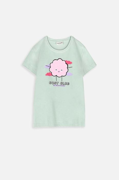 Дитяча футболка Coccodrillo колір зелений (3416997)